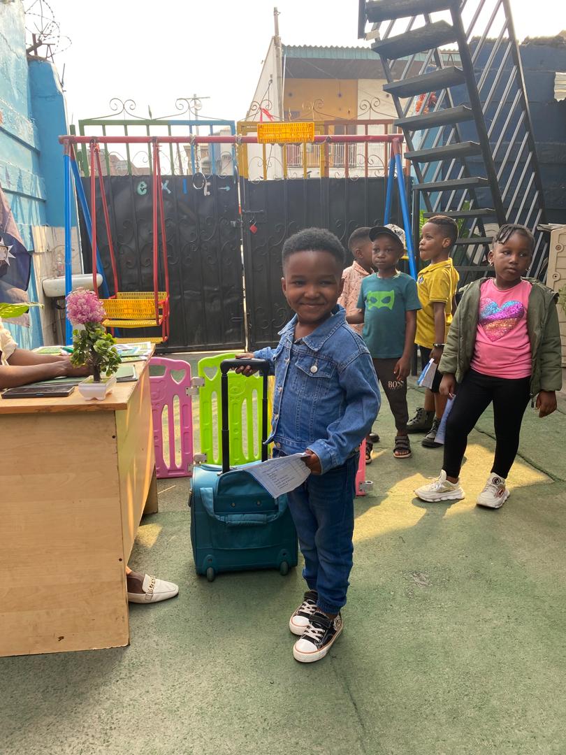 A cheerful Peachmark Nursery pupil