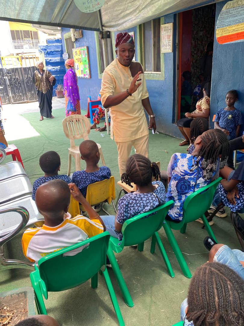 Peachmark Primary pupils in a classroom session
